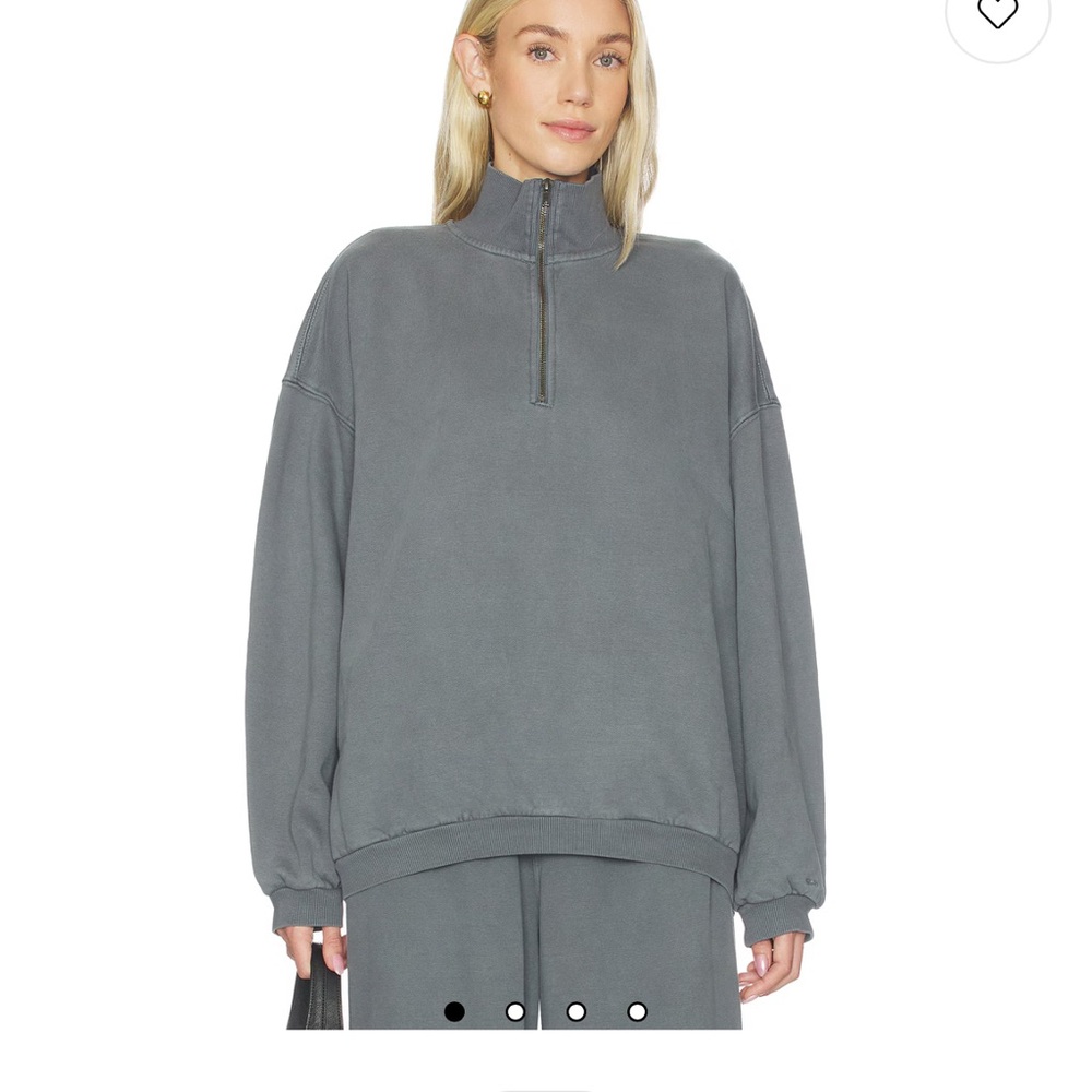 SKIMS Boyfriend Fleece Oversized Slouchy Pullover NWT Small *Matching bottoms*